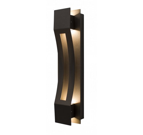Westgate 10W(2.5WX4) 3000K Crest Curve LED Wall Sconce 100-277V AC Dark Bronze CRE-04-30K-BR