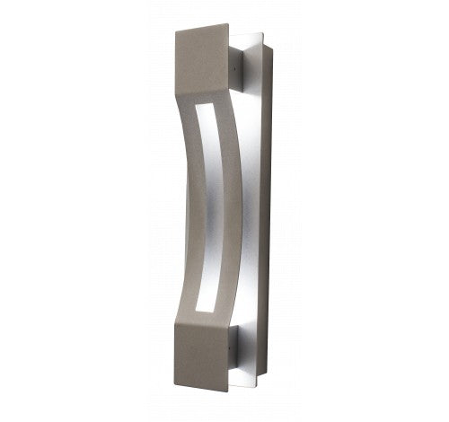 Westgate 10W(2.5WX4) 4000K Crest Curve LED Wall Sconce 100-277V AC Silver CRE-04-40K-SIL
