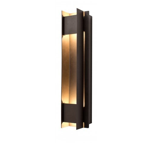 Westgate 20W(5WX4) 3000K Crest Passage LED Wall Sconce 100-277V AC Dark Bronze CRE-HL20-07-30K-BR