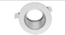 Westgate White Commercial Recessed Light Accessory CRLC-TRM-6A-WH