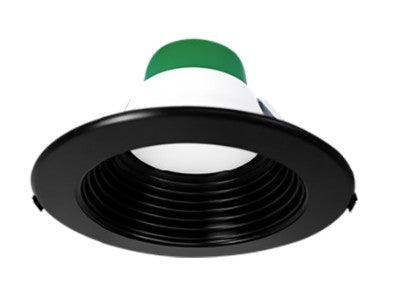 Westgate 10 in Black Commercial Recessed Light Accessory CRLE10-TRM-BK