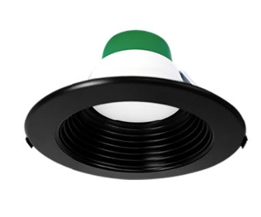 Westgate 8 in Black Commercial Recessed Light Accessory CRLE8-TRM-BK