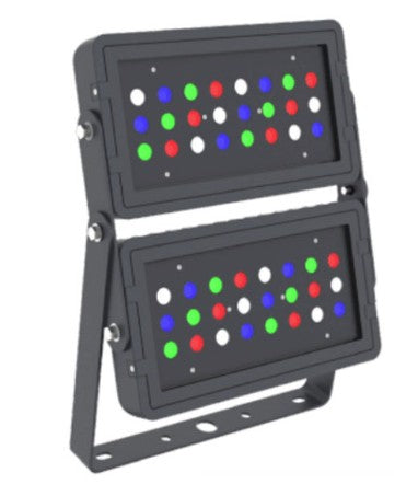 Westgate 120-277V 144W Black RGBW DMX LED Flood Light DMX-FLS-144W-RGBW-BT-BK