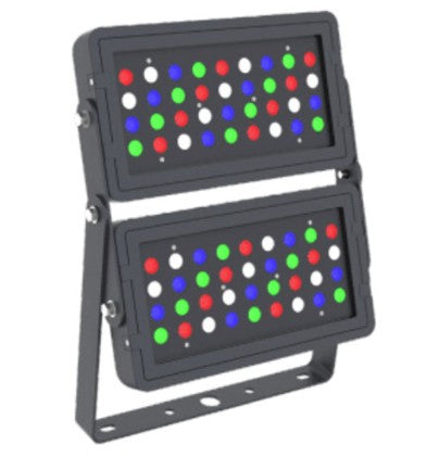 Westgate 120-277V 192W Black RGBW DMX LED Flood Light DMX-FLS-192W-RGBW-BT-BK