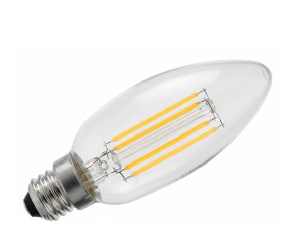 Westgate 4W 500LM 3000K E12 LED Candelabra Lamp E12-FLA-4W-30K-D