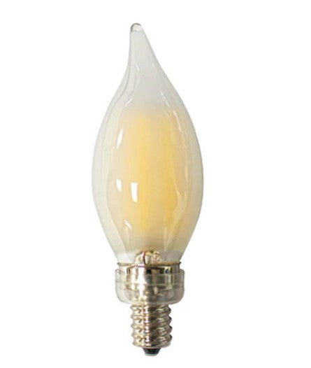 Westgate 4W 500LM 3000K E12 LED Candelabra Lamp E12-FLA-4W-30K-D-F-BT