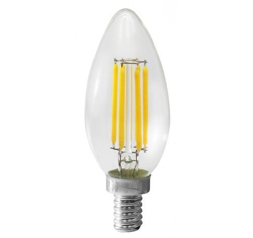 Westgate E12 4W 400LM 2700K E12 LED Candelabra Lamp E12-FLA-5W-27K-D