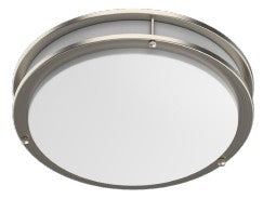 Westgate 14 in 120V 20W 1500LM 2700K/3000K/3500K/4000K/5000K Black LED Disk Light FDL-14-MCT5-BK