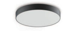 Westgate 120V Black LED Flush Mount Light FEL-R10-TRM-BK