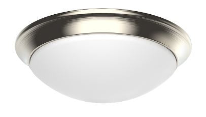 Westgate 11 in 120V 20W 1500LM 2700K/3000K/3500K/4000K/5000K Brushed Nickel LED Flush Mount Light FMD-11-MCT5-BN