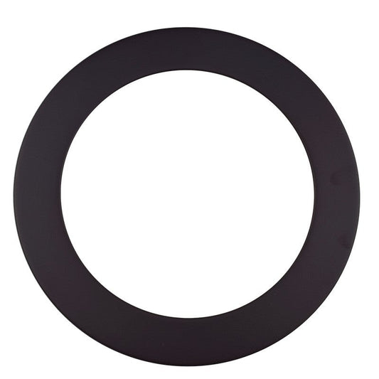 Westgate 10 Inch Round Black Finish Flush Mount Trim Ring FML-R10-TRM-BK