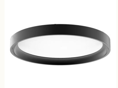 Westgate 120V 12W 900LM 2700K/3000K/3500K/4000K/5000K Black LED Flush Mount Light FMLB-R7-MCT5-REG-BK