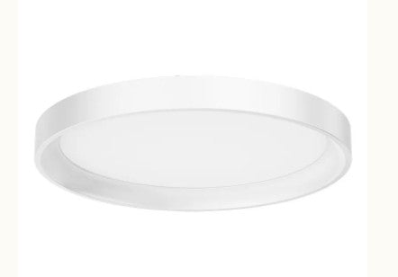 Westgate 120V 18W 1440LM 2700K/3000K/3500K/4000K/5000K White LED Flush Mount Light FMLB-R9-MCT5-REG-WH