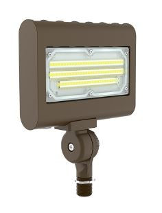 Westgate 120-277V 10W/15W/20W/30W 130 LM/W 3000K/4000K/5000K/5700K Dark Bronze LED Flood Light LFX-SM-10-30W-MCTP-KN