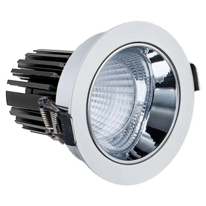Westgate 10W 700LM 2700K/3000K/3500K/4000K/5000K Chrome LED Recessed Downlight LRD-10W-MCT5-3WTR-C