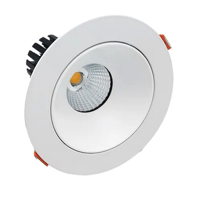 Westgate 10W 700LM 2700K/3000K/3500K/4000K/5000K White LED Recessed Downlight LRD-10W-MCT5-4WTR-WH