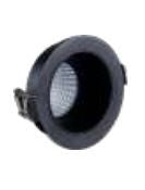 Westgate 3 in Architectural Black Recessed Light Trim LRD-WTR3-ABK