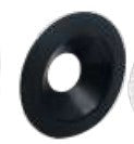 Westgate 4 in Architectural Black Recessed Light Trim LRD-WTR4-ABK