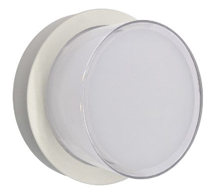 Westgate 120V 12W 650LM 3000K/4000K/5000K White LED Architectural Wall Light LRS-E-MCT-C90-WH