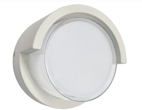 Westgate 120V 12W 650LM 3000K/4000K/5000K White LED Architectural Wall Light LRS-F-MCT-C90-WH