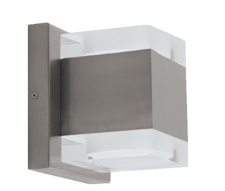 Westgate 120V 20W 1400LM 3000K/4000K/5000K Brushed Nickel LED Architectural Wall Light LRS-J-MCT-C90-BN