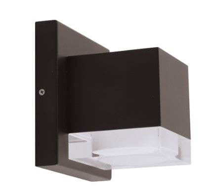 Westgate 120V 10W 700LM 3000K/4000K/5000K Bronze LED Architectural Wall Light LRS-J1S-MCT-C90-BR