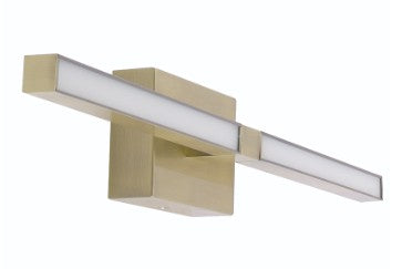 Westgate 120V 20W 1400LM 2700K/3000K/3500K/4000K/5000K Brushed Brass LED Vanity Light LVS-24-MCT5-BB