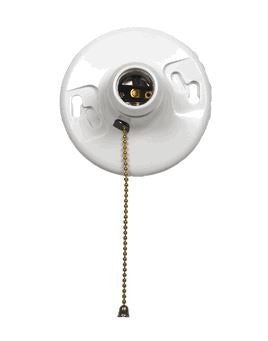 Westgate White Keyless Lampholder MS507CW-UL