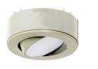Westgate 120V 4.5W 250LM 3000K Brushed Nickel Adjustable LED Puck Light PL120ADJ-30K-BN