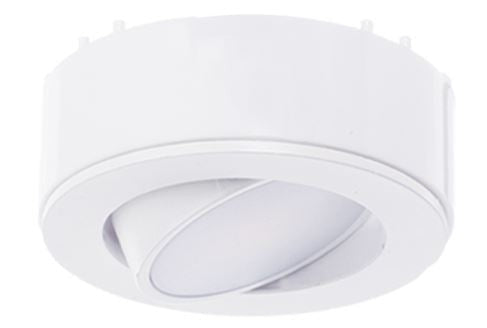 Westgate 120V 4.5W 250LM 5000K White Adjustable LED Puck Light PL120ADJ-50K-WH