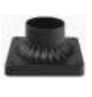 Westgate Post Mount Lantern Base Black PML-BASE-BK