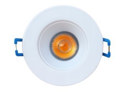 Westgate 2 Inch Round 8W 600LM 2700K White Finish Baffle LED Recessed Downlight Trim RDL2S-BF-27K-WH