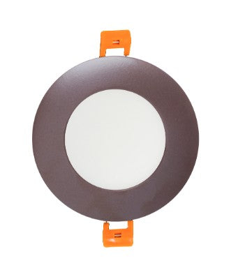 Westgate 4 in 120V AC 9W 630LM 27K/30K/35K/40K/50K Oil-Rubbed Bronze LED Recessed Slim Light RSL4-MCT5-ORB
