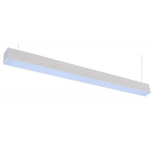 Westgate 4FT 15W/25W 1650LM/2750LM 4000K White Finish LED Architectural Suspended Linear Light SCL-4FT-UD-40W-40K-D