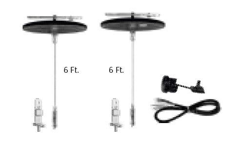 Westgate 6 ft Black Lighting Accessory SCL-CSK-6FT-BK