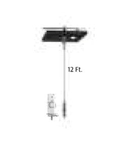 Westgate 12 ft Black Lighting Connector Accessory SCL-CSQ1P-12FT-NC-BK