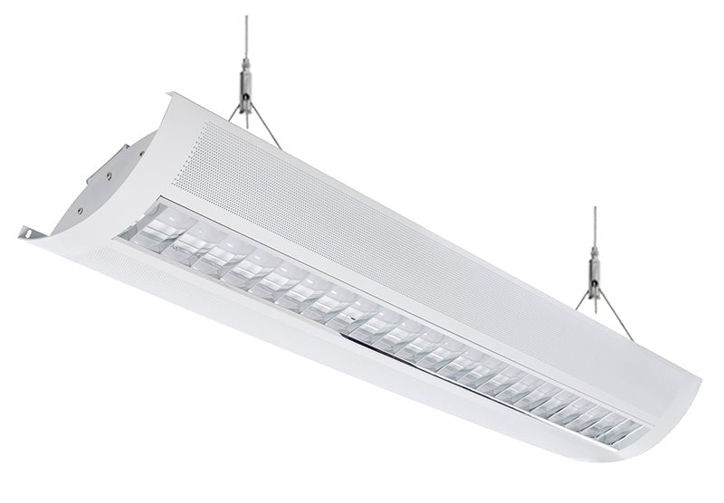 Westgate 4FT 40W/20W 4400LM/2100LM 3500K/4000K/5000K White Finish Parabolic Up/Down Suspended LED Linear Light SCLP-UD-4FT...