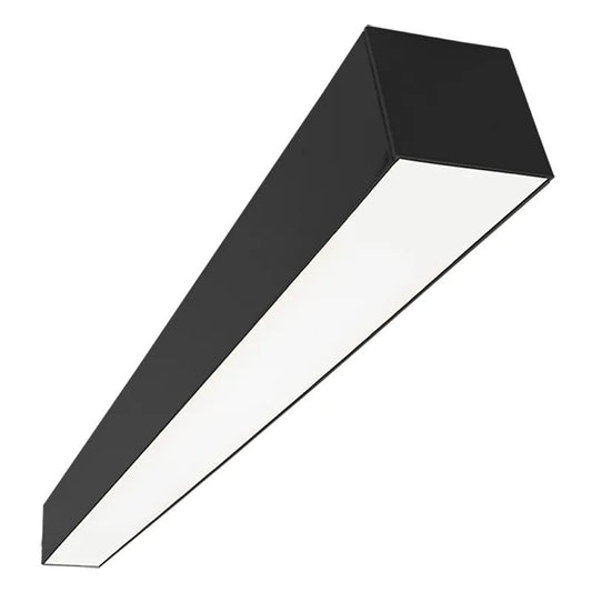 Westgate 8 ft 120-277V 80W 110LM/W 3000K/3500K/4000K/5000K Black Architectural Linear LED Light SCX-8FT-80W-MCT4-D-IND-BK