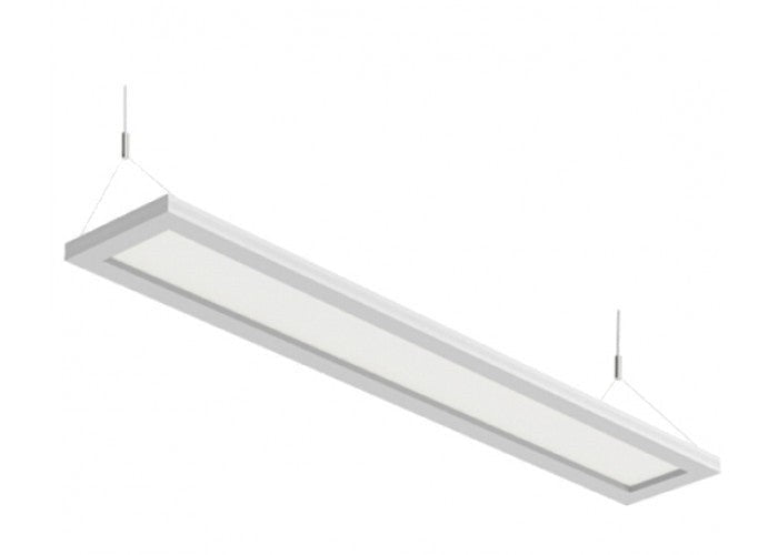 Westgate 4FT 40W 2100LM/2100LM 3500K/4000K/5000K White Finish LED Suspended Up/Down Panel Light SPL-4FT-40W-MCT-D