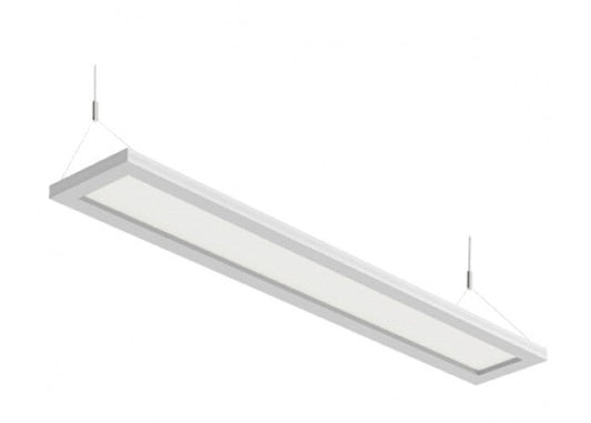 Westgate 4FT 40W 2100LM/2100LM 3500K/4000K/5000K White Finish LED Suspended Up/Down Panel Light SPL-4FT-40W-MCT-D