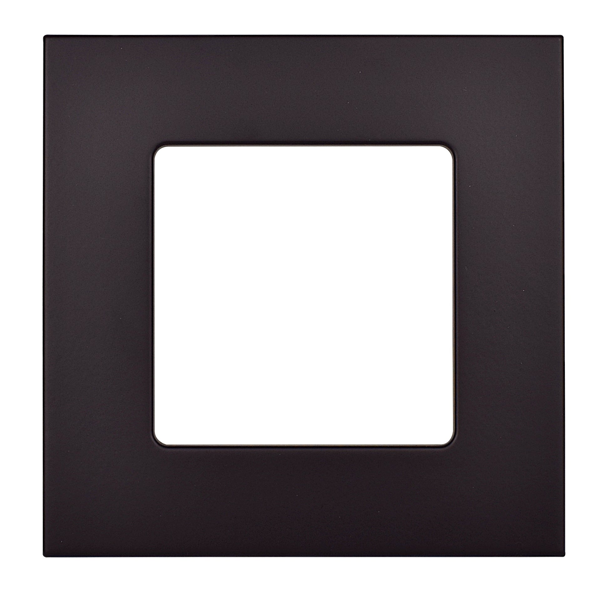 Westgate 4 Inch Square Black Finish Recessed Light Trim Ring SSL4-TRM-BK