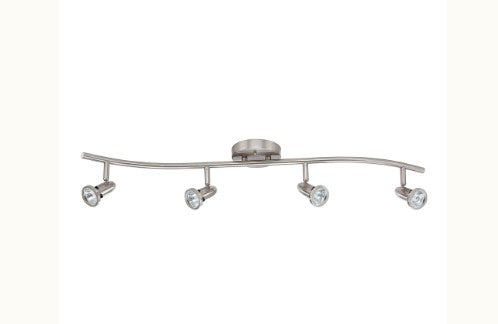 Westgate 4X6.5W 4x500LM 3000K Brushed Nickel GU10 Track Lighting Kit TRPK-4L-GU10-30K-BN
