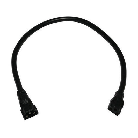 Westgate Black Under Cabinet Light Connector UCA-LC12-BLK