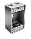Westgate 3/4" 1-gang 5 outlet holes Gray Weatherproof Electrical Box W1B75-5