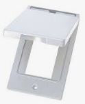 Westgate 1-gang White Weatherproof Device Cover W1C-GV-WH