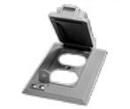 Westgate 1-gang Gray Weatherproof In-Use Cover W1CL-DV