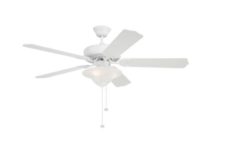 Westgate 120-277V 7W*3 600LM*3 3000K White LED Ceiling Fan Light WFL-105-PC-5B-52-WH-WH