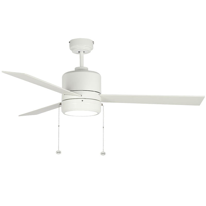 Westgate 120-277V 20W 1750LM 3000K/4000K/5000K White LED Ceiling Fan Light WFL-115-PC-3B-52-MCT-WH-WH