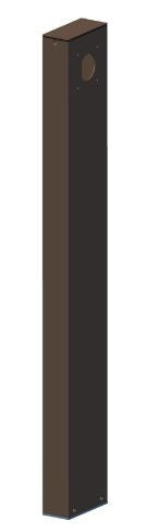 Westgate 36 Inch One-Side WMS Series Mounting Post Bronze Finish WMS-POST1-36