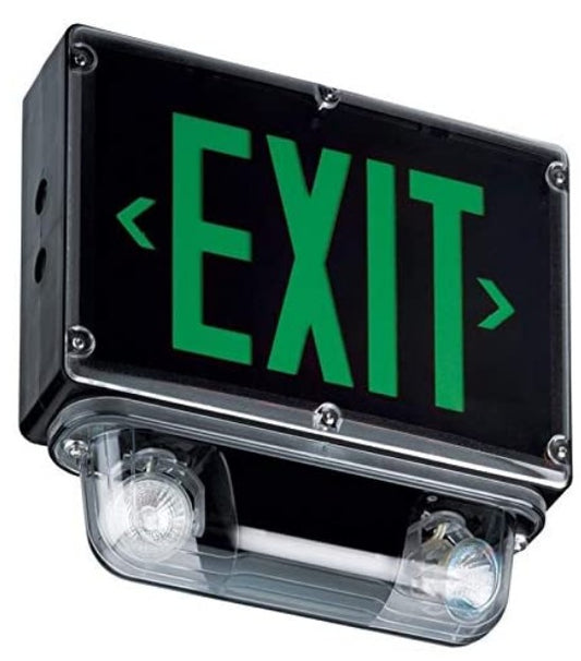 Westgate 3.6W per head NEMA 4X Exit Sign Combo XTCLN4X-1G-6-15W-B